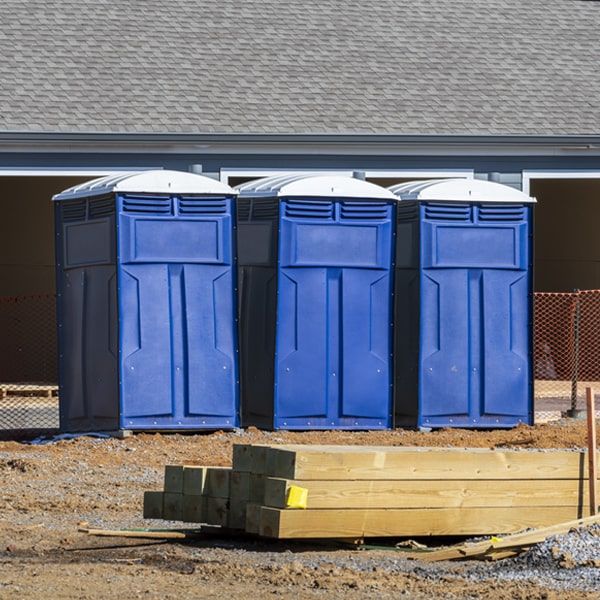 what is the maximum capacity for a single portable toilet in Minturn AR